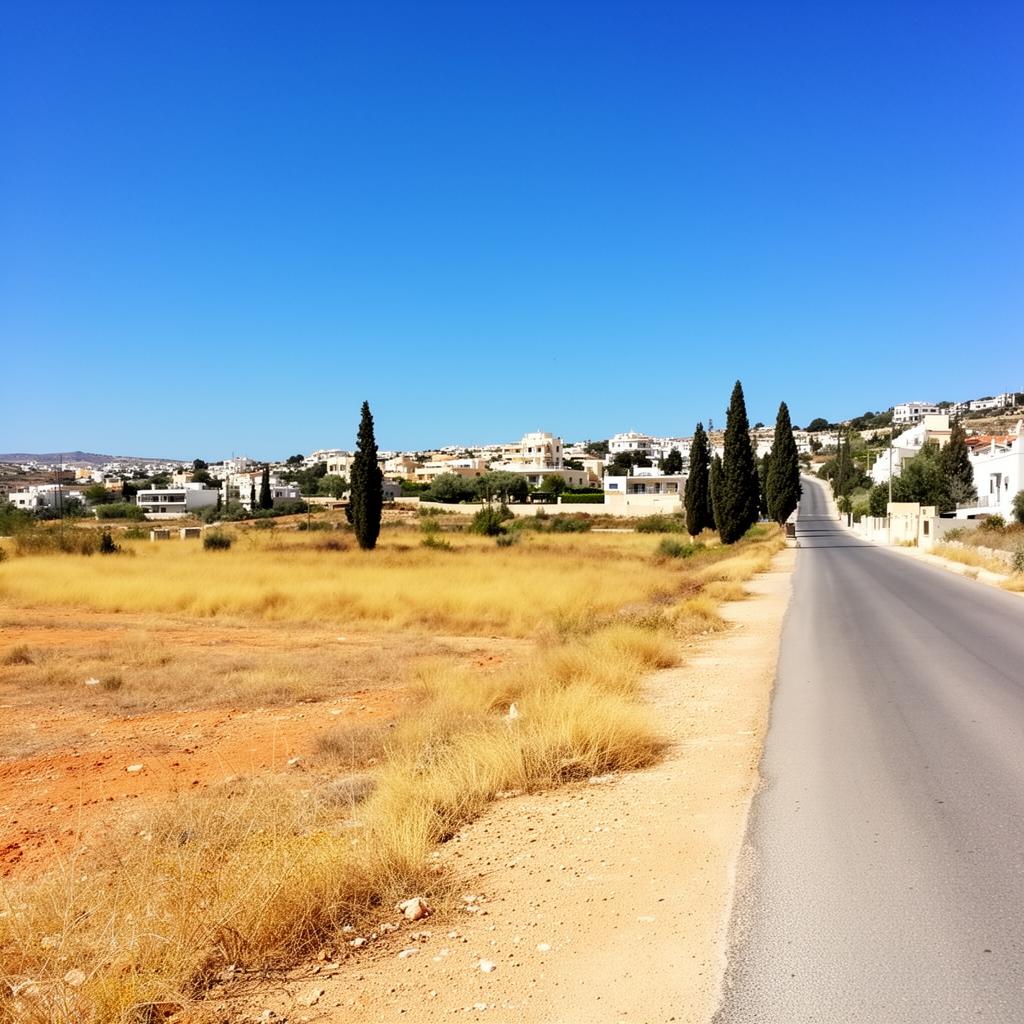 Livestock field in Agia Marina Xyliatou, Nicosia