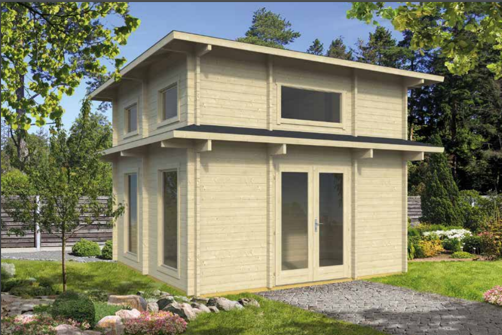 Afelia Log Garden Studio — 1 bedrooms, 19 m²