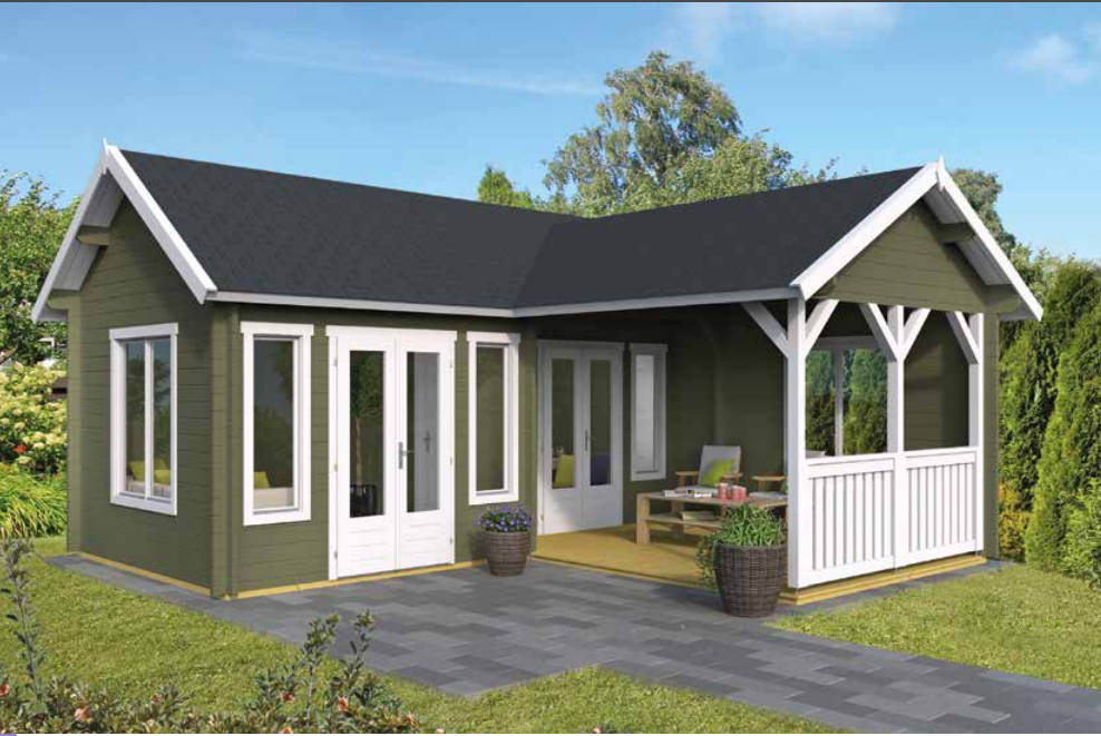 Gyros Log Garden House — 1 bedrooms, 19 m²