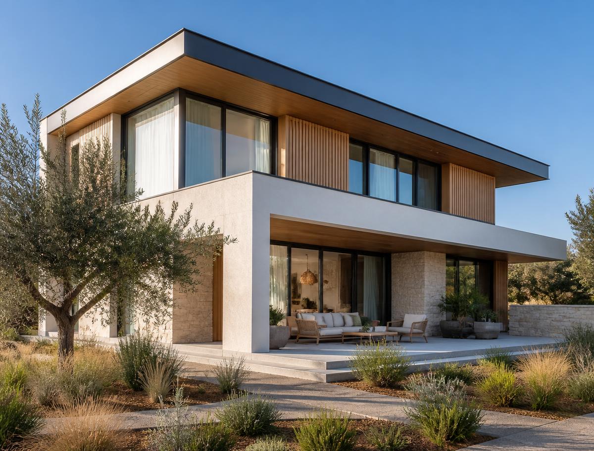 Levanta House Two-Storey — 140 m² light-steel home in Cyprus